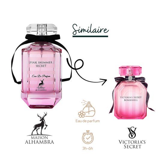 10ml Pink Shimmer Secret EDP