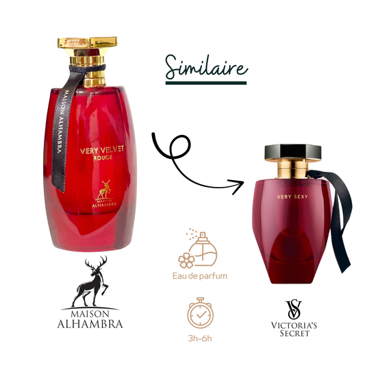 10ml Very Velvet rouge EDP